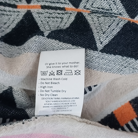 Anthropologe Devotion Twins Long Sleeve Dress Size M Women Boho Cotton Pockets - Picture 14 of 14